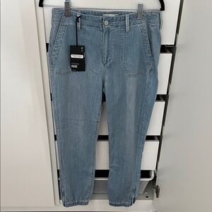 PAIGE Sky Blue Denim Joggers